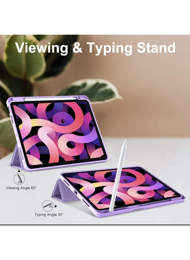 Case for iPad Air 11 Inch 2025 M3/2024 M2/Air 7 6 5 4 Generation (2025/2024/2022/2020) 10.9 Inch with Pencil Holder, Smart Stand Cover, Supports Apple Pencil Charging, Auto Wake/Sleep - Image 4